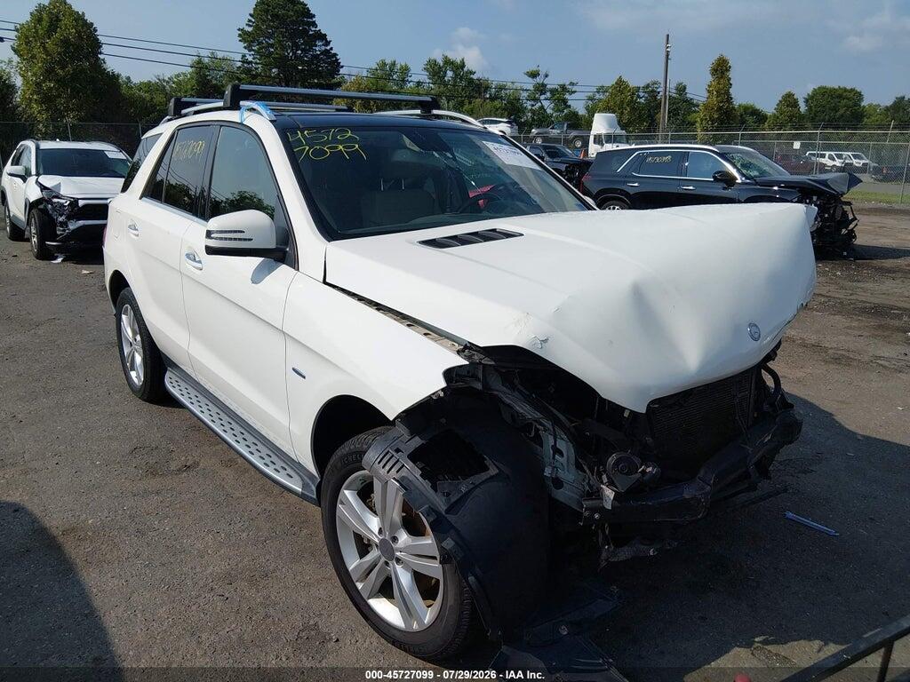 4JGDA5HB9CA037754 2012 MERCEDES-BENZ ML 350 photo no. 1