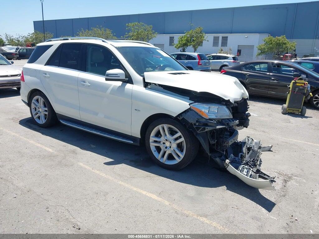 4JGDA5HB3CA042013 2012 MERCEDES-BENZ ML 350 photo no. 1