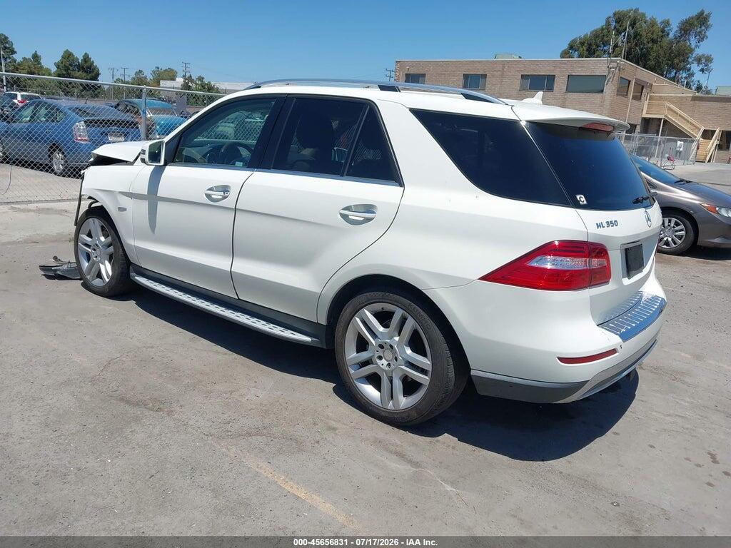 4JGDA5HB3CA042013 2012 MERCEDES-BENZ ML 350 photo no. 3