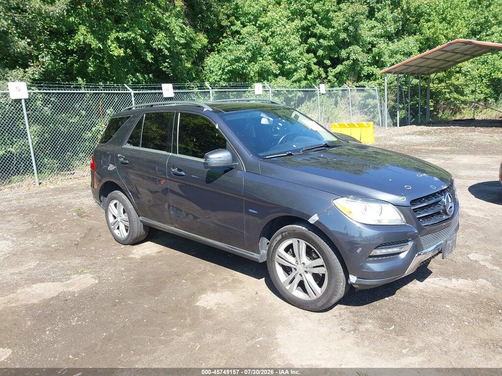 2012 MERCEDES-BENZ ML 350 BLUETEC 4JGDA2EB3CA037591
