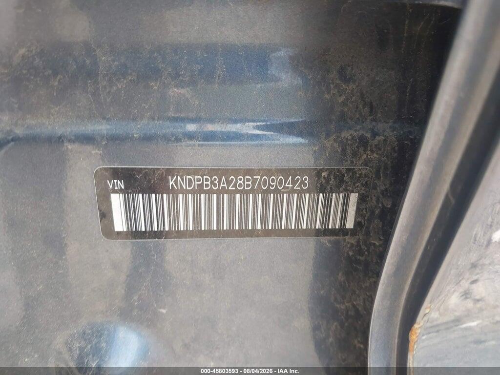 KNDPB3A28B7090423 2011 KIA SPORTAGE photo no. 9