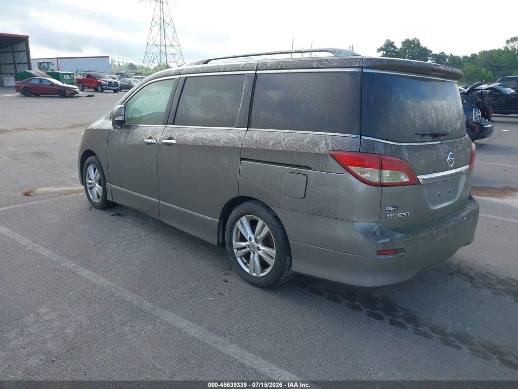 JN8AE2KP8C9039287 2012 NISSAN QUEST photo no. 3