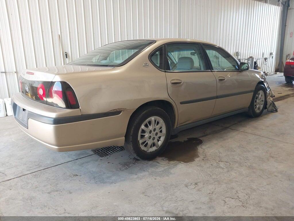 2G1WF52E559280745 2005 CHEVROLET IMPALA photo no. 4