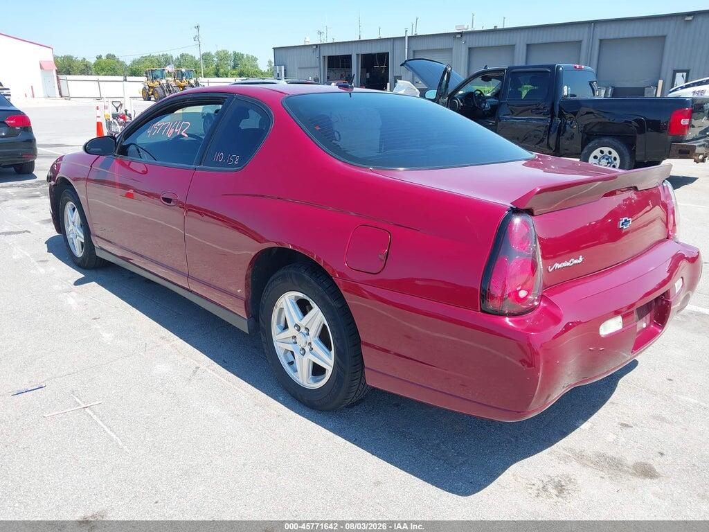 2G1WW12E159387347 2005 CHEVROLET MONTE CARLO photo no. 3