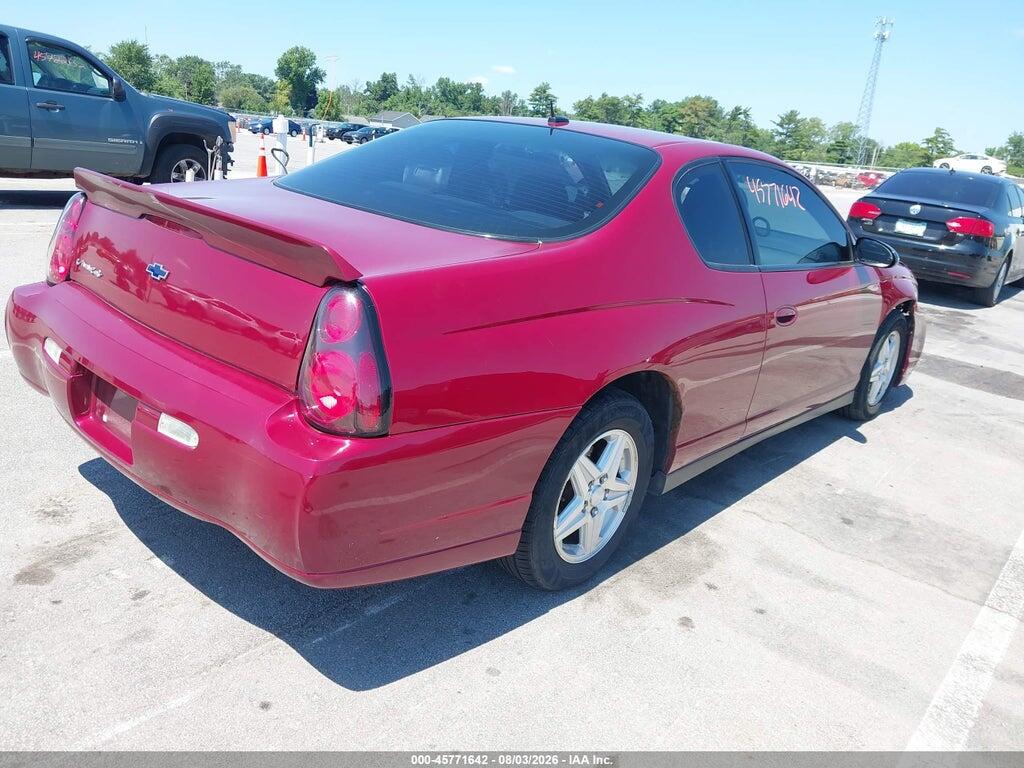 2G1WW12E159387347 2005 CHEVROLET MONTE CARLO photo no. 4