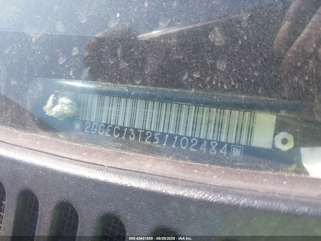 2GCEC13T251102484 2005 CHEVROLET SILVERADO 1500 photo no. 9