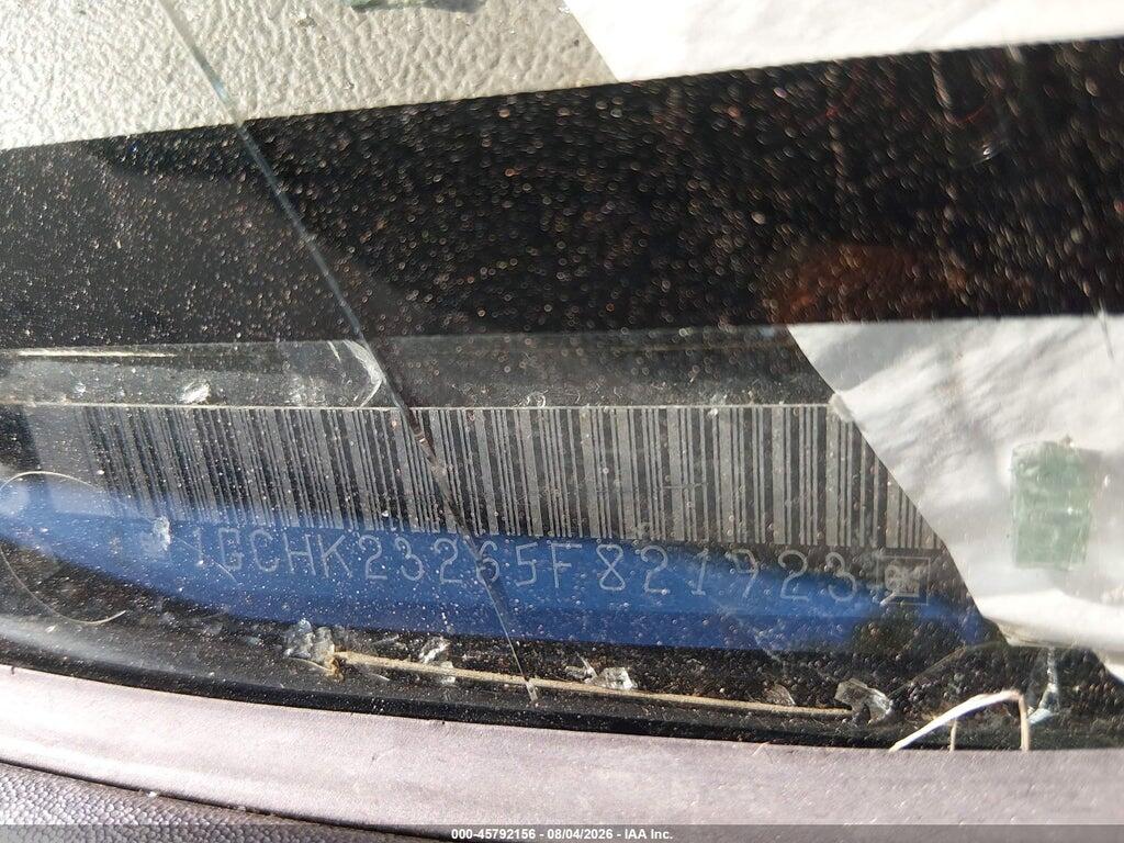 1GCHK23265F821923 2005 CHEVROLET SILVERADO 2500HD photo no. 9