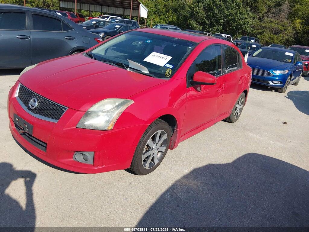 3N1AB6AP1CL703596 2012 NISSAN SENTRA photo no. 2