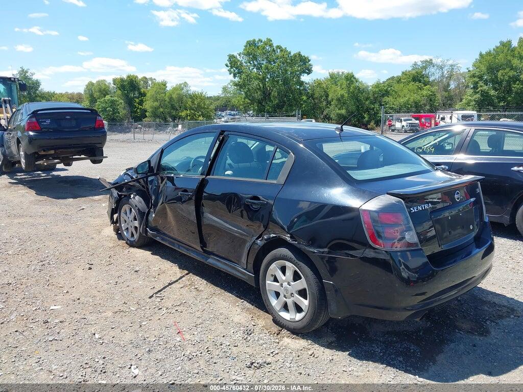 3N1AB6AP6CL691154 2012 NISSAN SENTRA photo no. 3