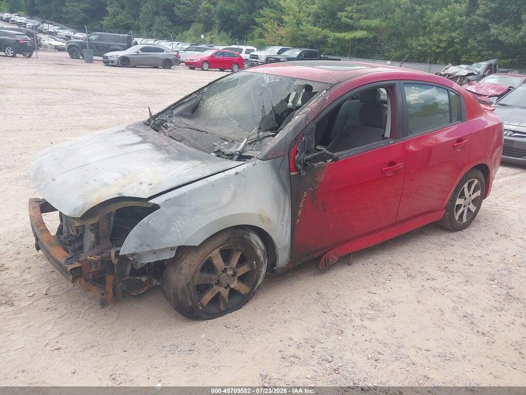 3N1AB6AP0CL773185 2012 NISSAN SENTRA photo no. 2