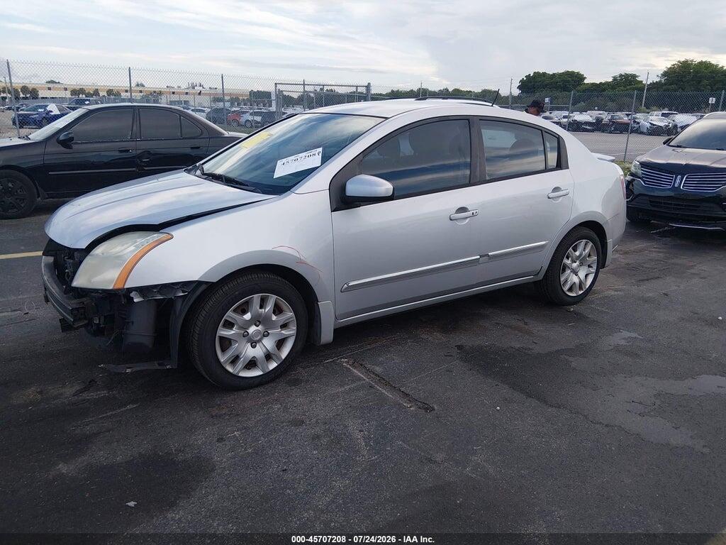 3N1AB6AP3CL612233 2012 NISSAN SENTRA photo no. 2