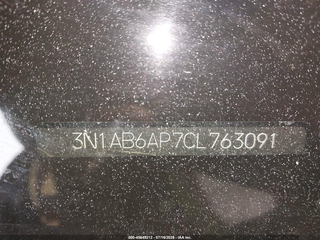3N1AB6AP7CL763091 2012 NISSAN SENTRA photo no. 9