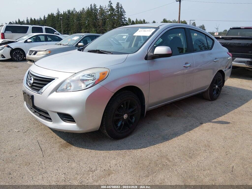 3N1CN7AP6CL848588 2012 NISSAN VERSA photo no. 2