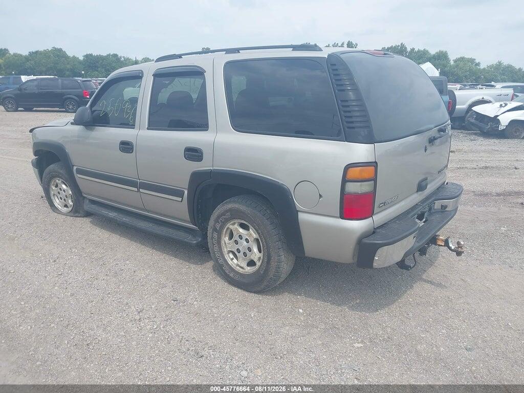 1GNEK13T25J171644 2005 CHEVROLET TAHOE photo no. 3