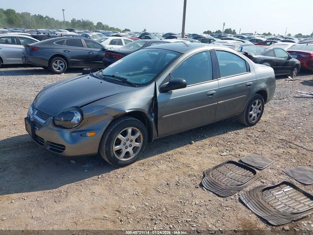1B3ES56C75D243143 2005 DODGE NEON photo no. 2