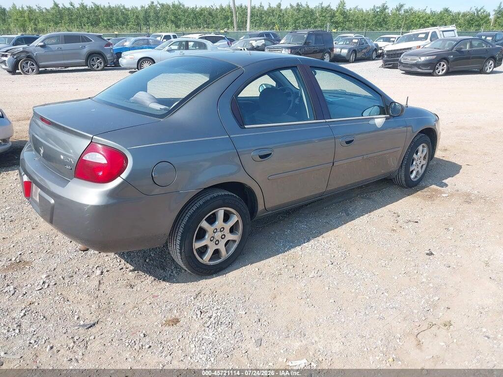 1B3ES56C75D243143 2005 DODGE NEON photo no. 4