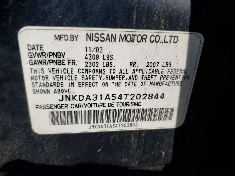 2004 INFINITI I35 BASE — Фото 12 из 12