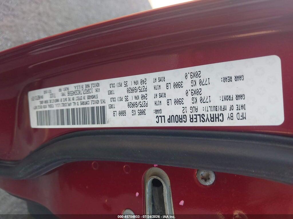 1C6RD7LT0CS345586 2012 RAM 1500 photo no. 9