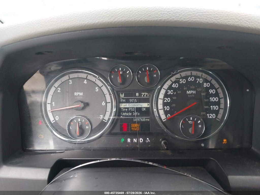 1C6RD7LTXCS107650 2012 RAM 1500 photo no. 7