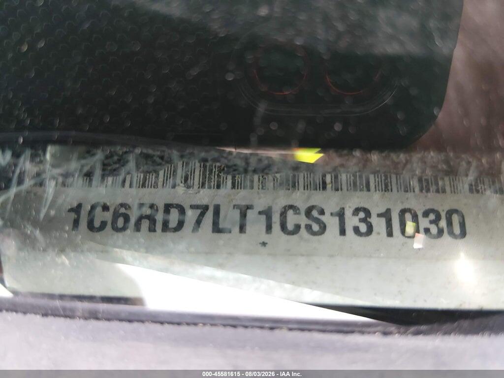 1C6RD7LT1CS131030 2012 RAM 1500 photo no. 9