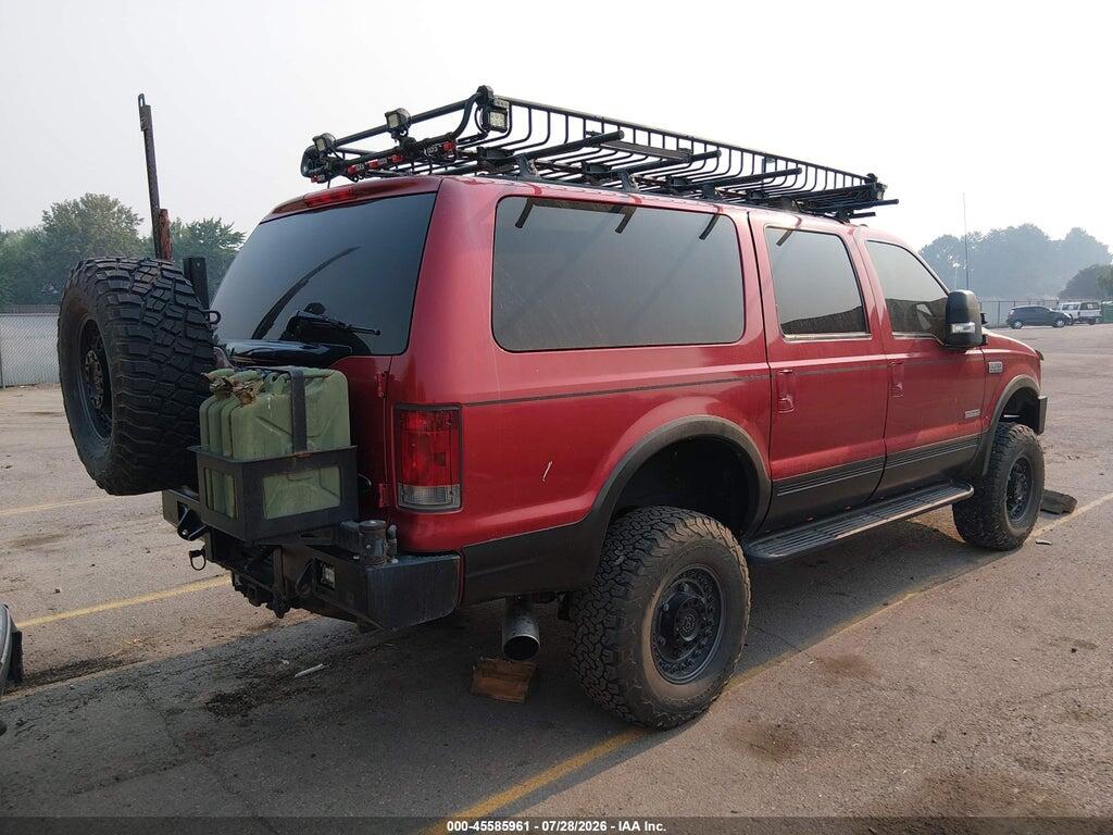 1FMSU45P95ED40330 2005 FORD EXCURSION photo no. 4
