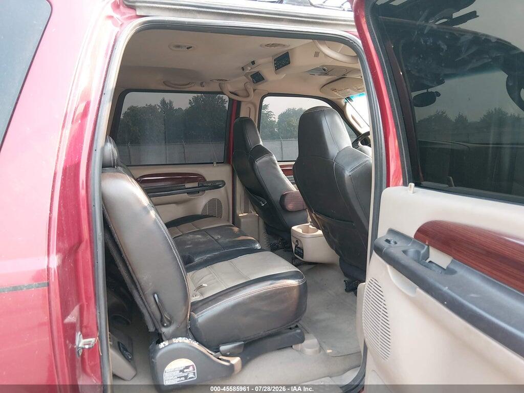 1FMSU45P95ED40330 2005 FORD EXCURSION photo no. 8
