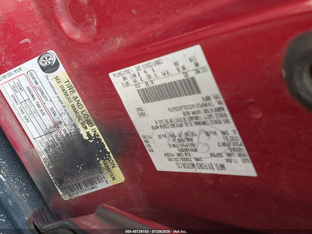 1FMPU16535LA52476 2005 FORD EXPEDITION photo no. 9