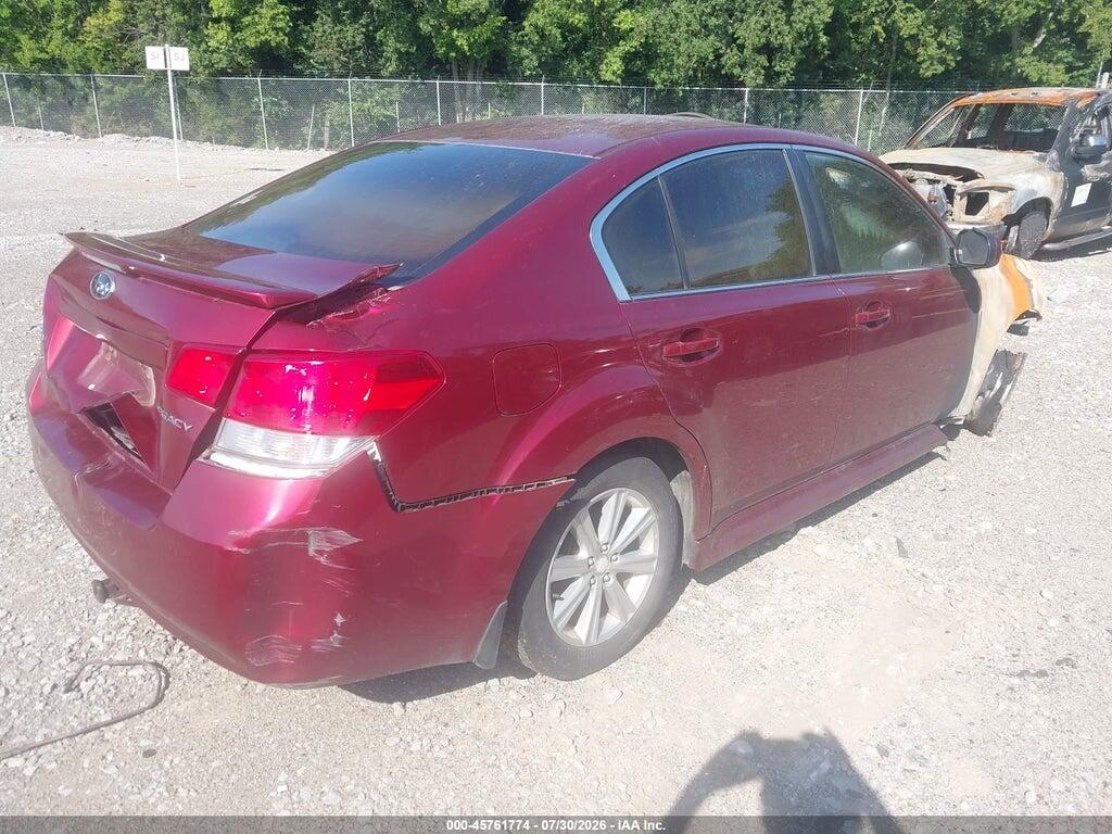 4S3BMCG67C3013940 2012 SUBARU LEGACY photo no. 4