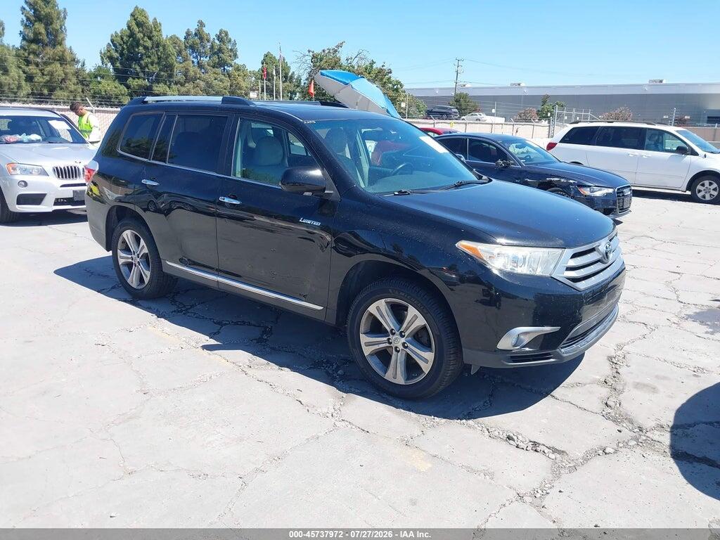 5TDDK3EH4CS105587 2012 TOYOTA HIGHLANDER photo no. 1