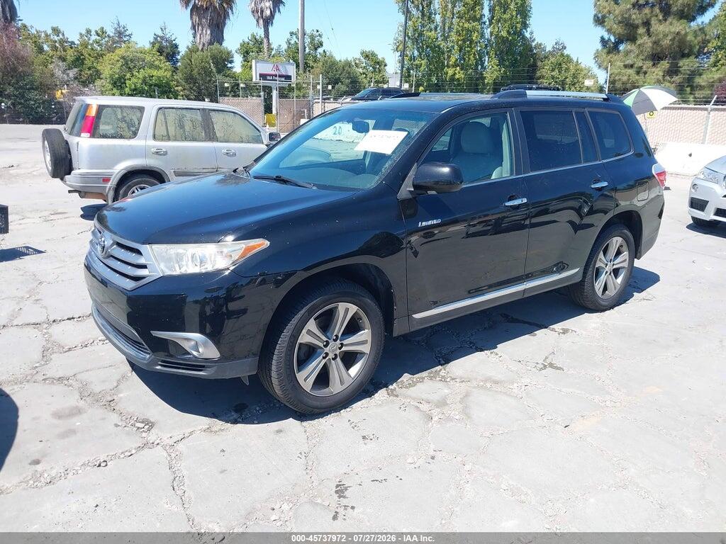 5TDDK3EH4CS105587 2012 TOYOTA HIGHLANDER photo no. 2