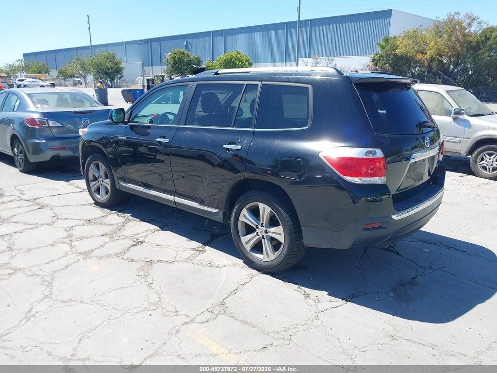 5TDDK3EH4CS105587 2012 TOYOTA HIGHLANDER photo no. 3