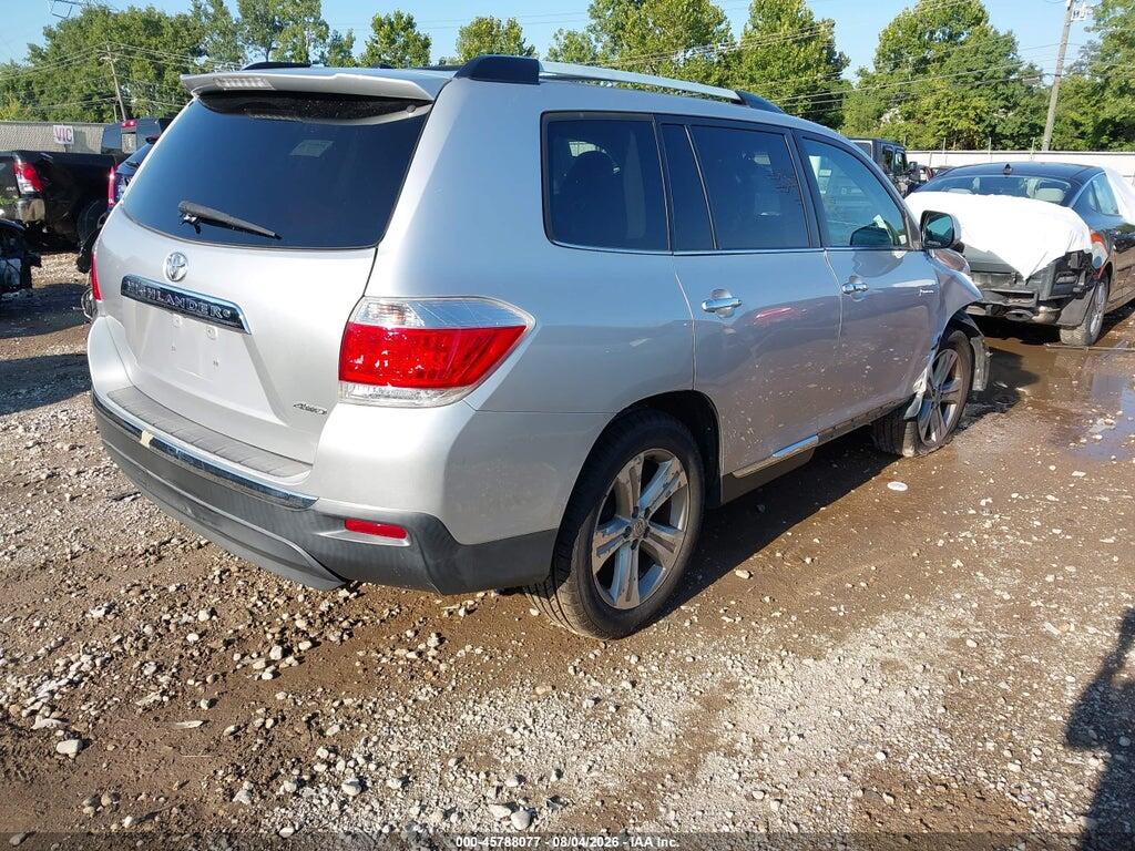 5TDDK3EH6CS136713 2012 TOYOTA HIGHLANDER photo no. 4