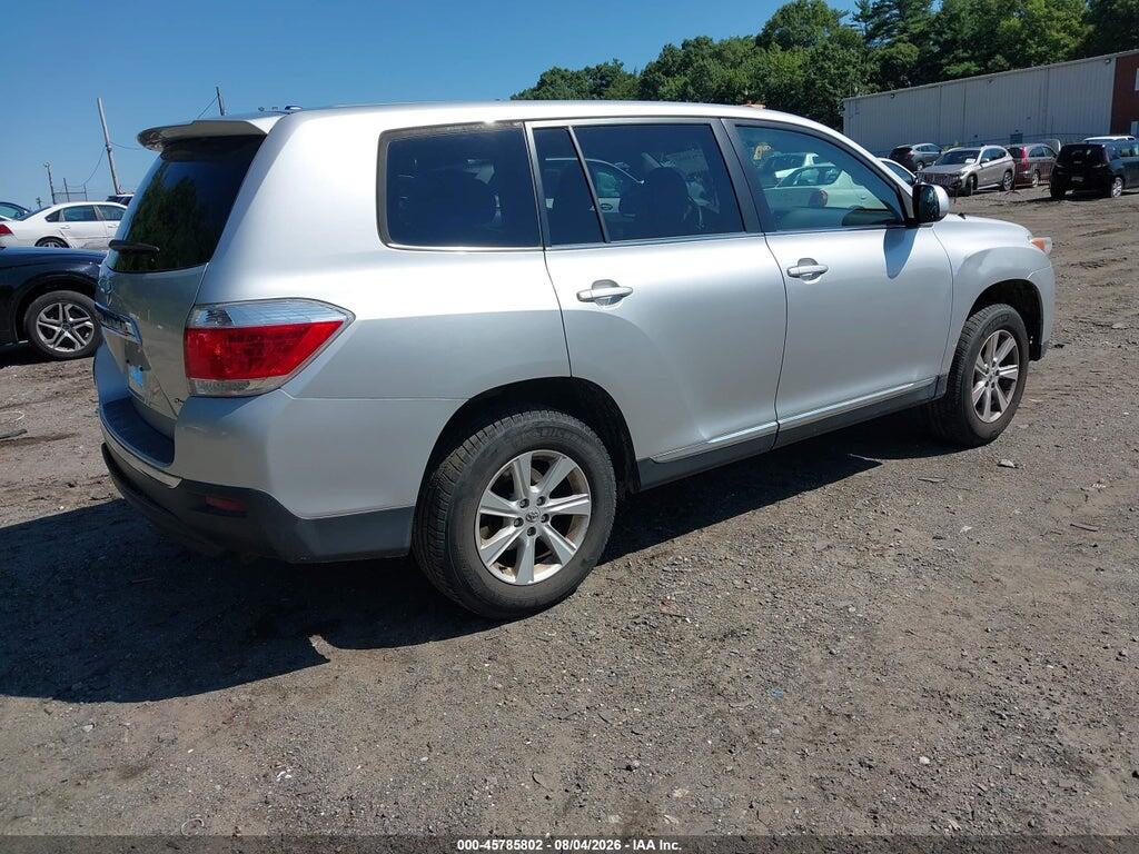 5TDBK3EH7CS129258 2012 TOYOTA HIGHLANDER photo no. 4