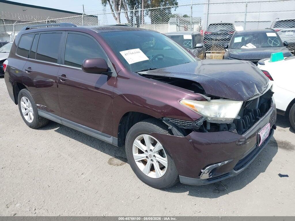 5TDZK3EHXCS070169 2012 TOYOTA HIGHLANDER photo no. 1