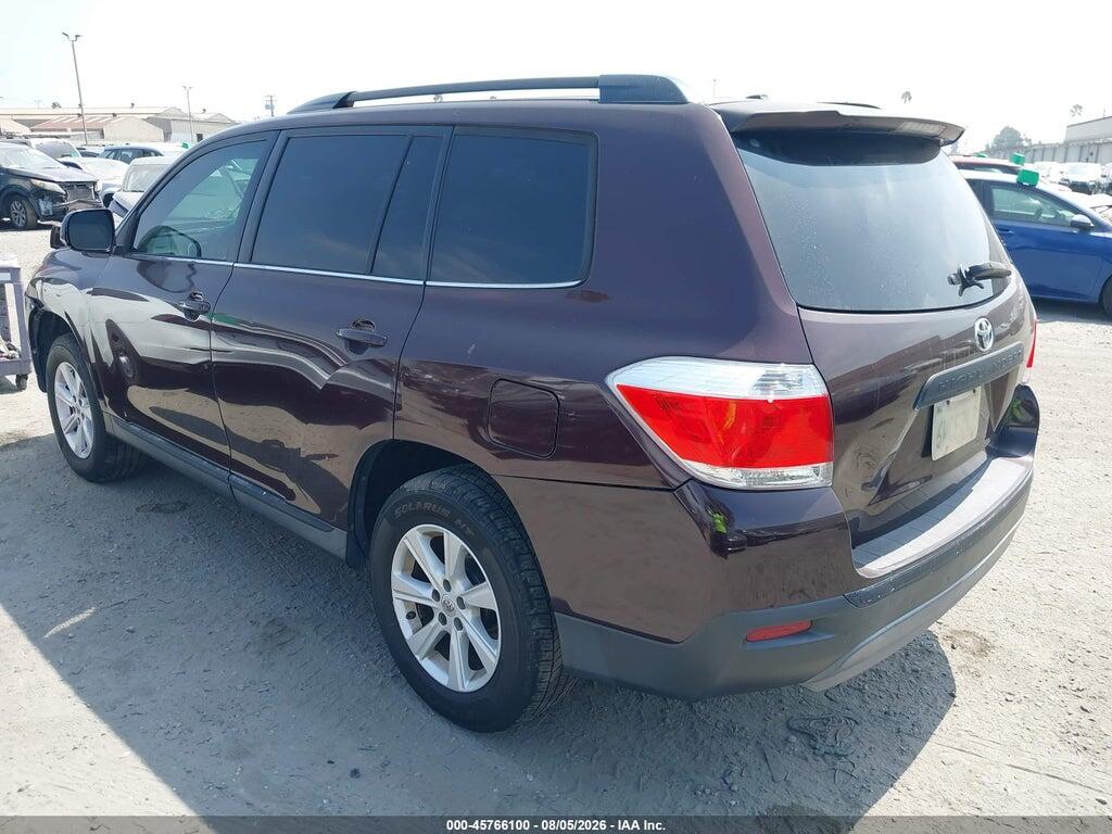 5TDZK3EHXCS070169 2012 TOYOTA HIGHLANDER photo no. 3