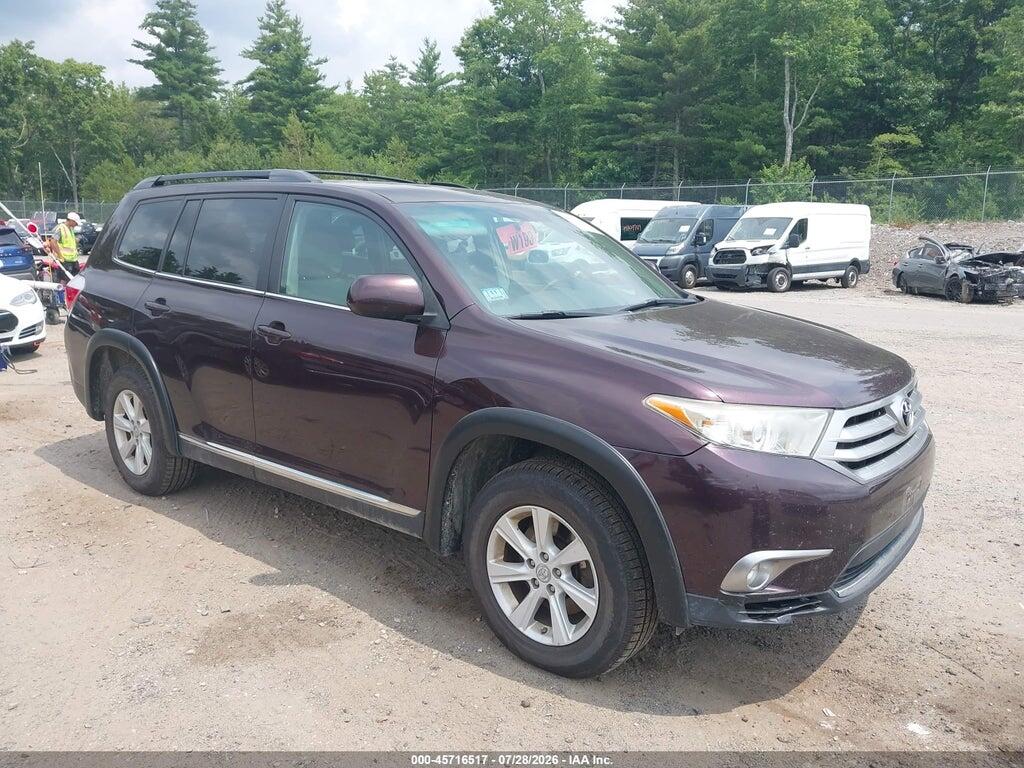 5TDBK3EH6CS119885 2012 TOYOTA HIGHLANDER photo no. 1