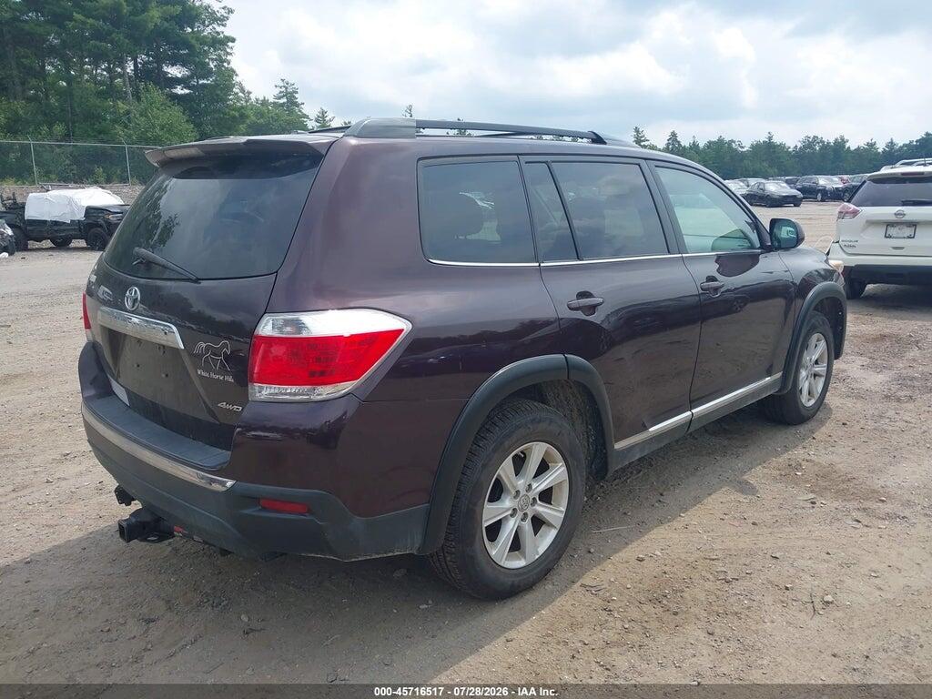 5TDBK3EH6CS119885 2012 TOYOTA HIGHLANDER photo no. 4