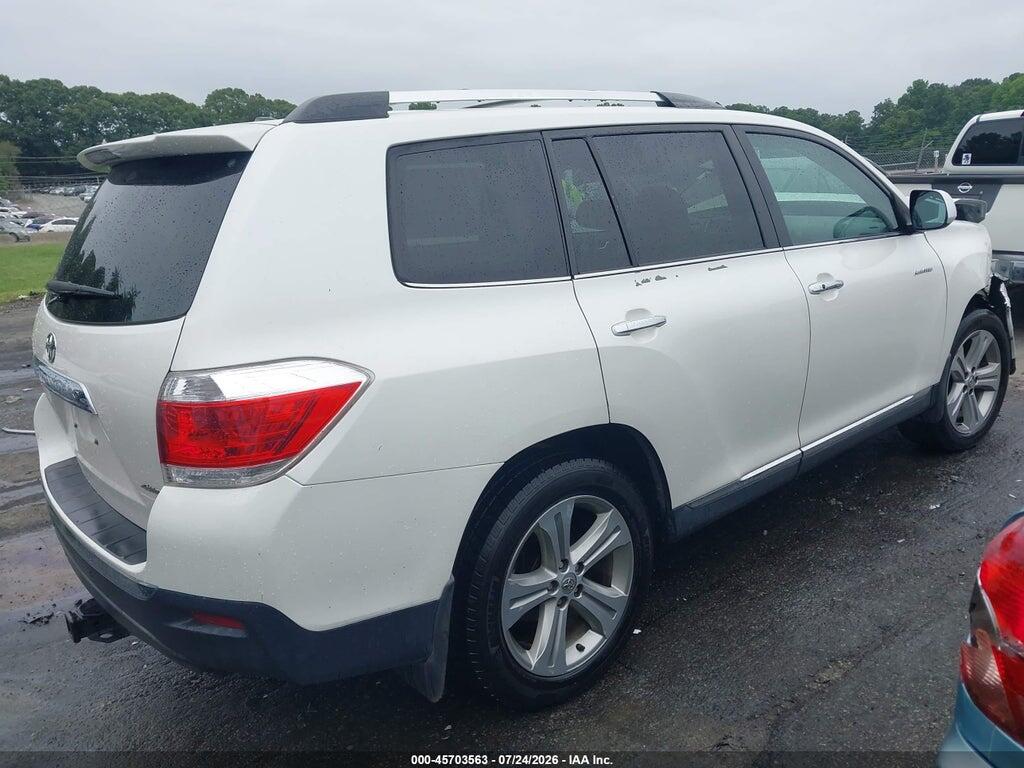 5TDDK3EH9CS098393 2012 TOYOTA HIGHLANDER photo no. 4