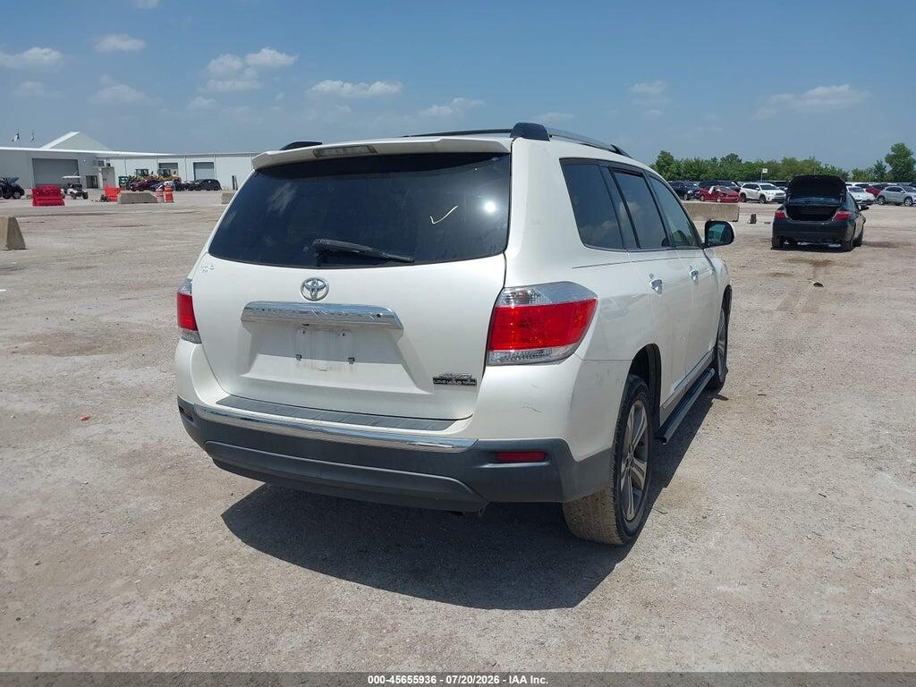 5TDDK3EH8CS121792 2012 TOYOTA HIGHLANDER photo no. 4