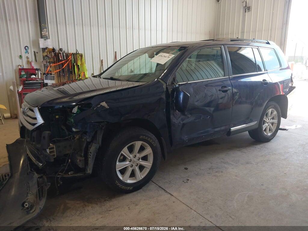 5TDBK3EH6CS145841 2012 TOYOTA HIGHLANDER photo no. 2