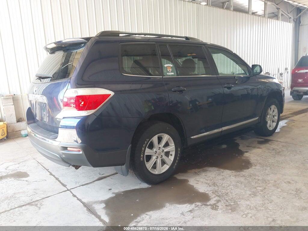 5TDBK3EH6CS145841 2012 TOYOTA HIGHLANDER photo no. 4