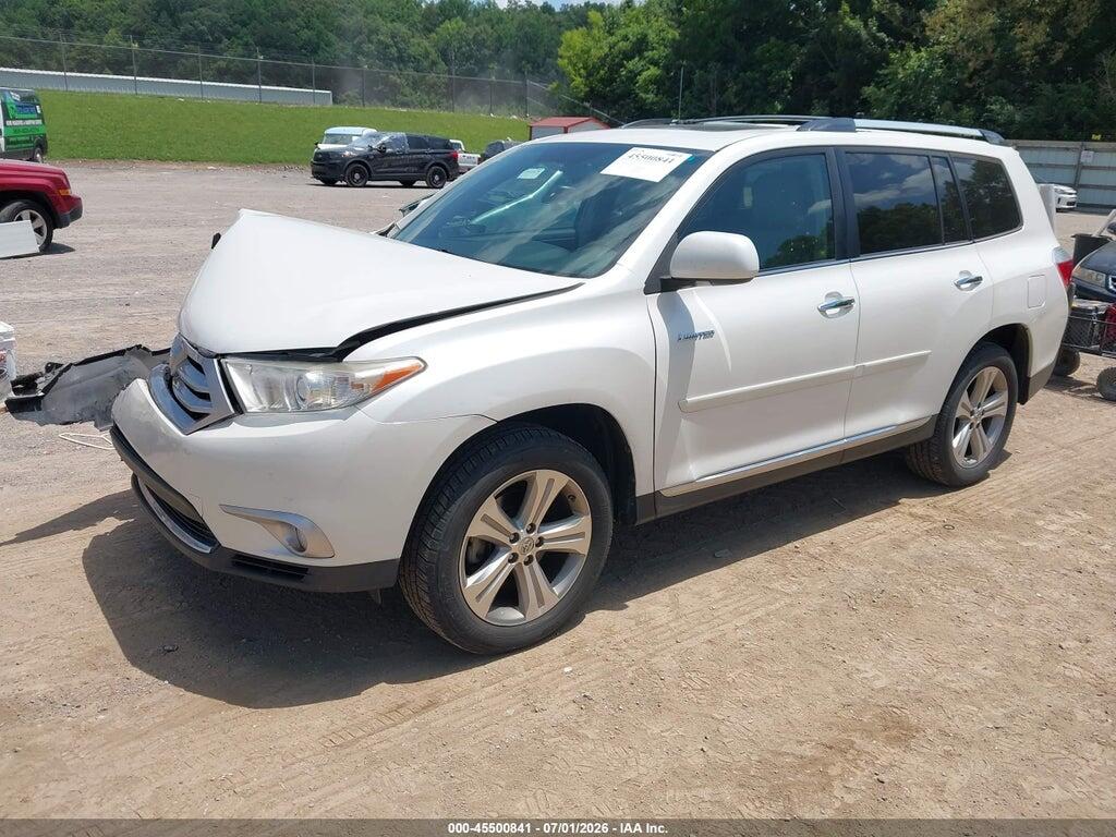 5TDDK3EH0CS137047 2012 TOYOTA HIGHLANDER photo no. 2