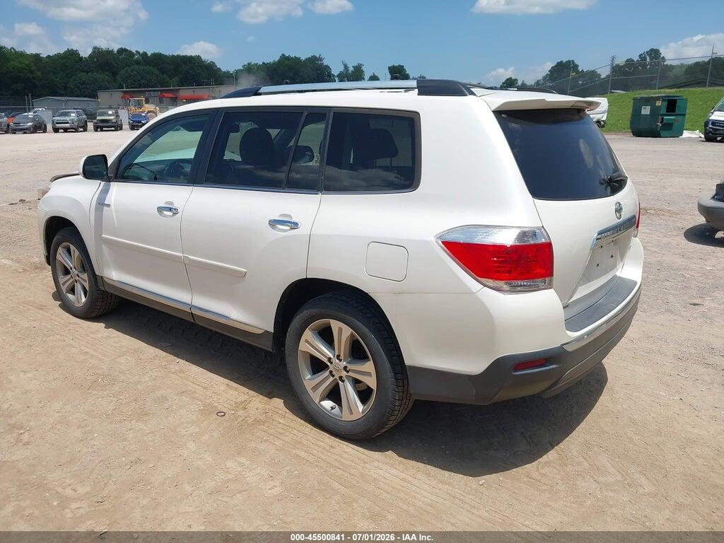 5TDDK3EH0CS137047 2012 TOYOTA HIGHLANDER photo no. 3