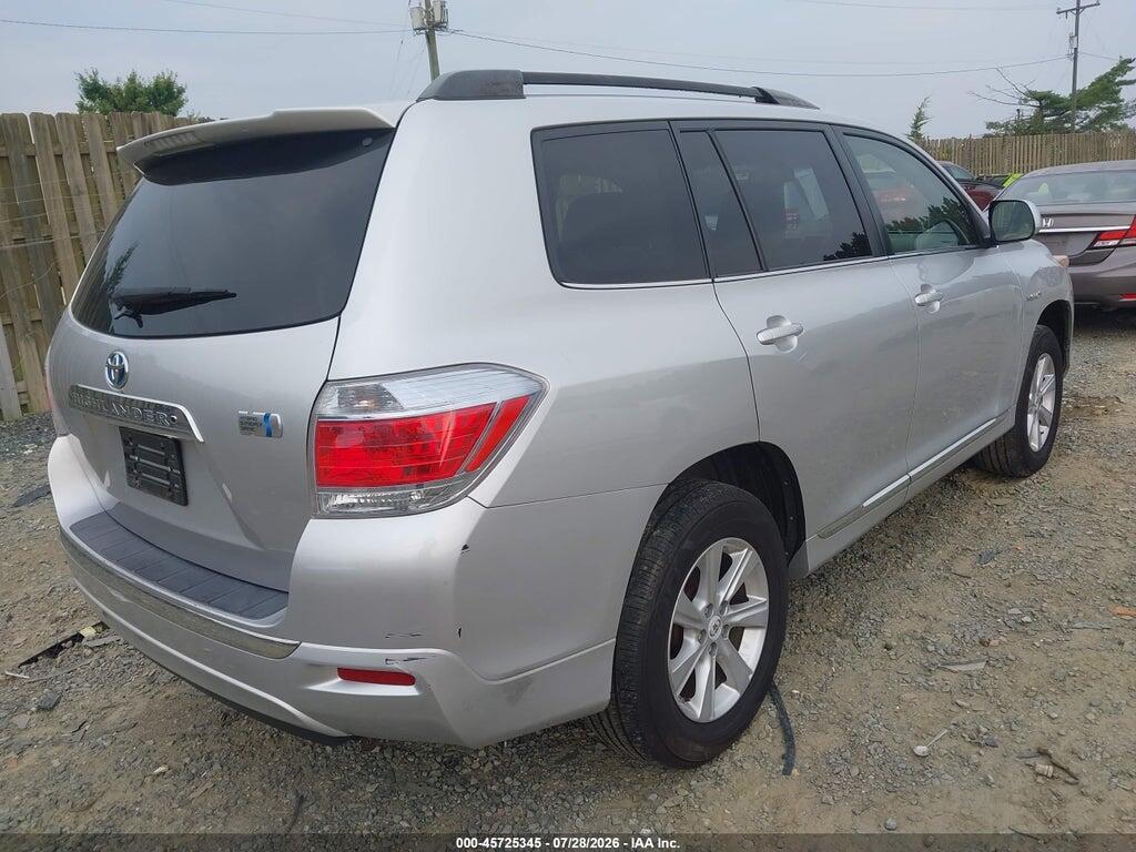 JTEBC3EH1C2008290 2012 TOYOTA HIGHLANDER HYBRID photo no. 4