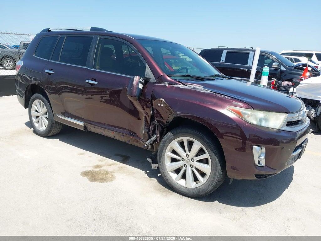 JTEDC3EH8C2009154 2012 TOYOTA HIGHLANDER HYBRID photo no. 1