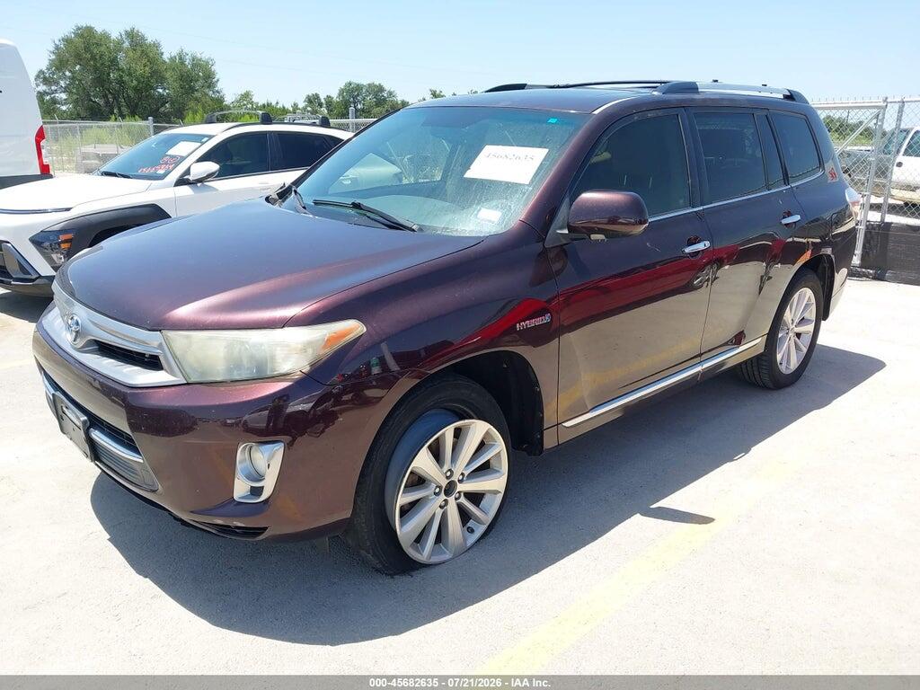 JTEDC3EH8C2009154 2012 TOYOTA HIGHLANDER HYBRID photo no. 2