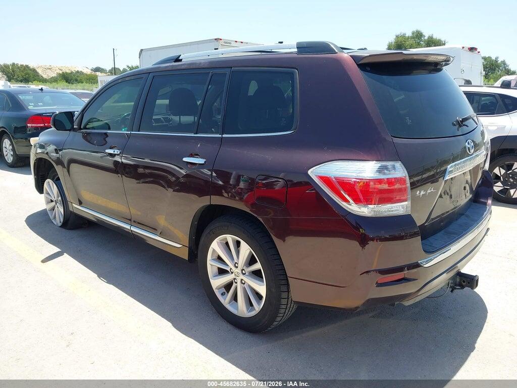 JTEDC3EH8C2009154 2012 TOYOTA HIGHLANDER HYBRID photo no. 3