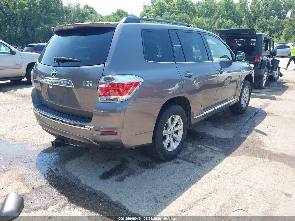JTEBC3EH2C2009626 2012 TOYOTA HIGHLANDER HYBRID photo no. 4