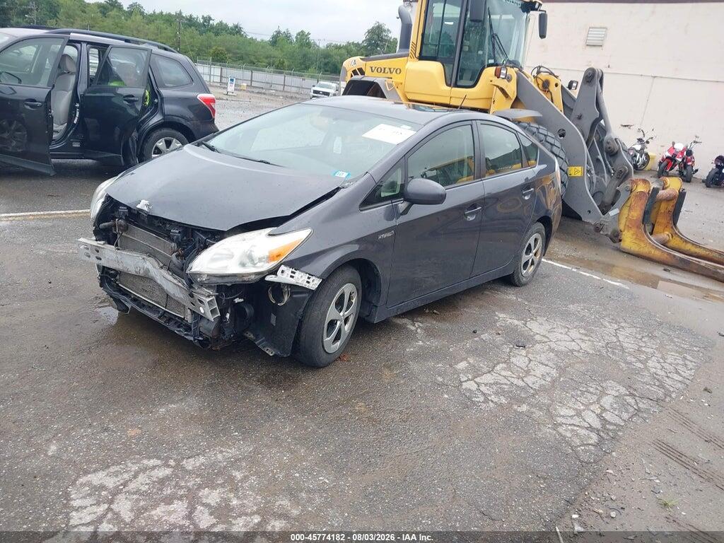 JTDKN3DU1C5443256 2012 TOYOTA PRIUS photo no. 2