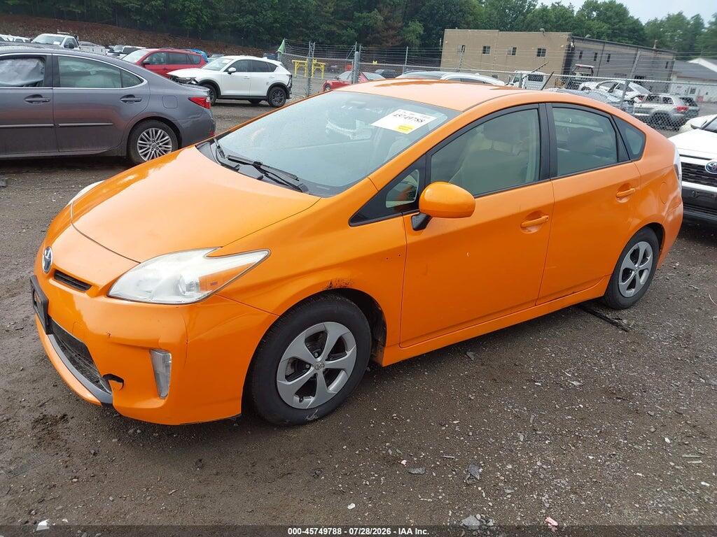 JTDKN3DUXC5505429 2012 TOYOTA PRIUS photo no. 2